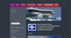 Desktop Screenshot of forum-schiffsfuehrung.com