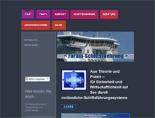 Tablet Screenshot of forum-schiffsfuehrung.com